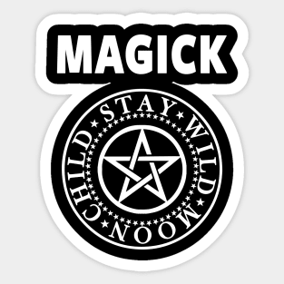 Wiccan Shirt & Wicca T-Shirt - Pagan shirt Sticker